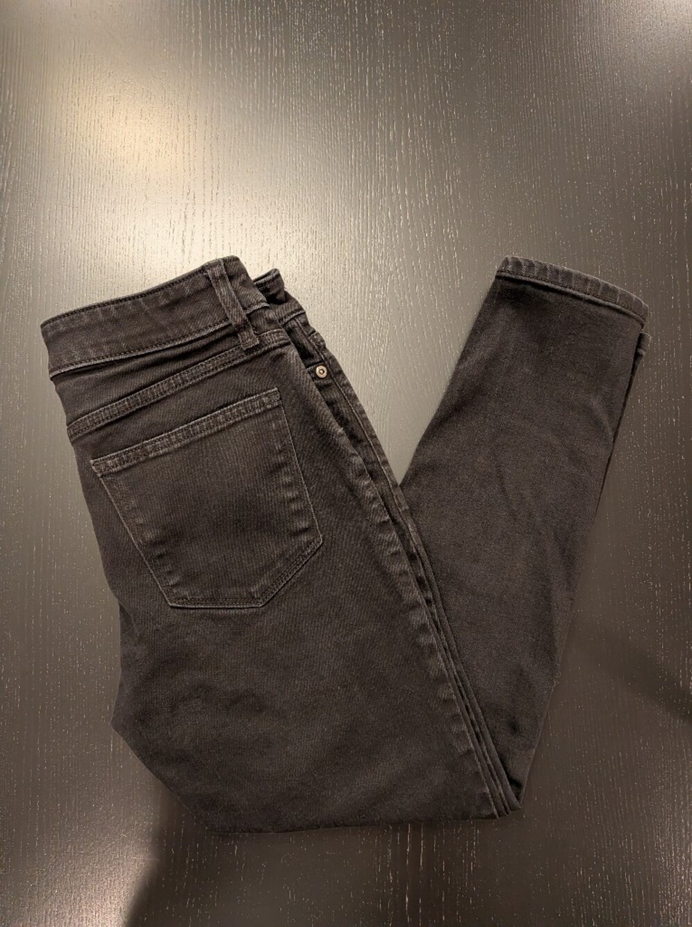 St. John's Bay Black Denim Skinny Jeans - Picture 3 of 12